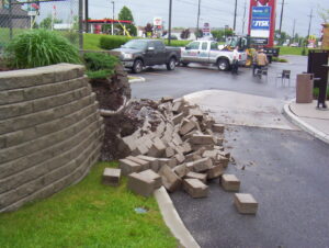 Failed Retaining Wall