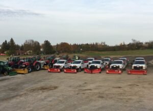 Town & Country fleet of snow plow trucks