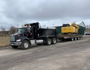 Town & Country Commercial Property Maintenance Truck hauling Equipment